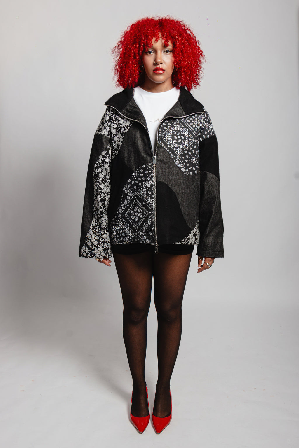 VESTE PATCHWORK