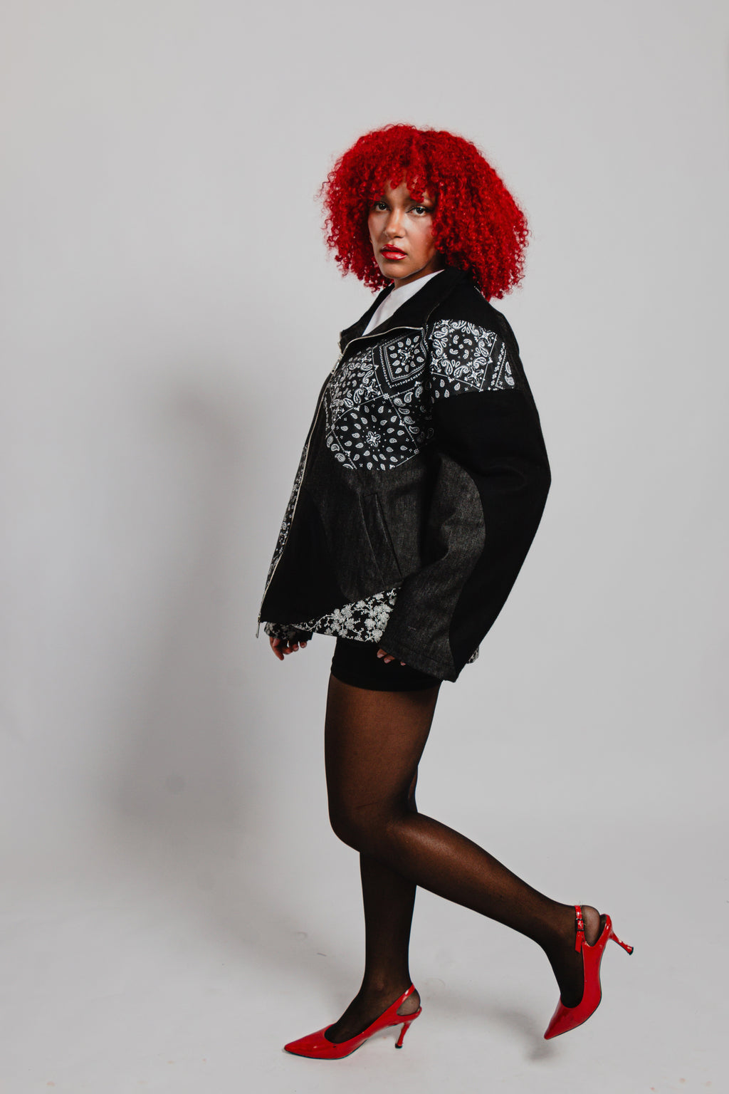 VESTE PATCHWORK