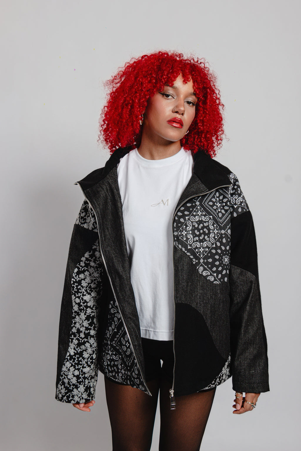 VESTE PATCHWORK