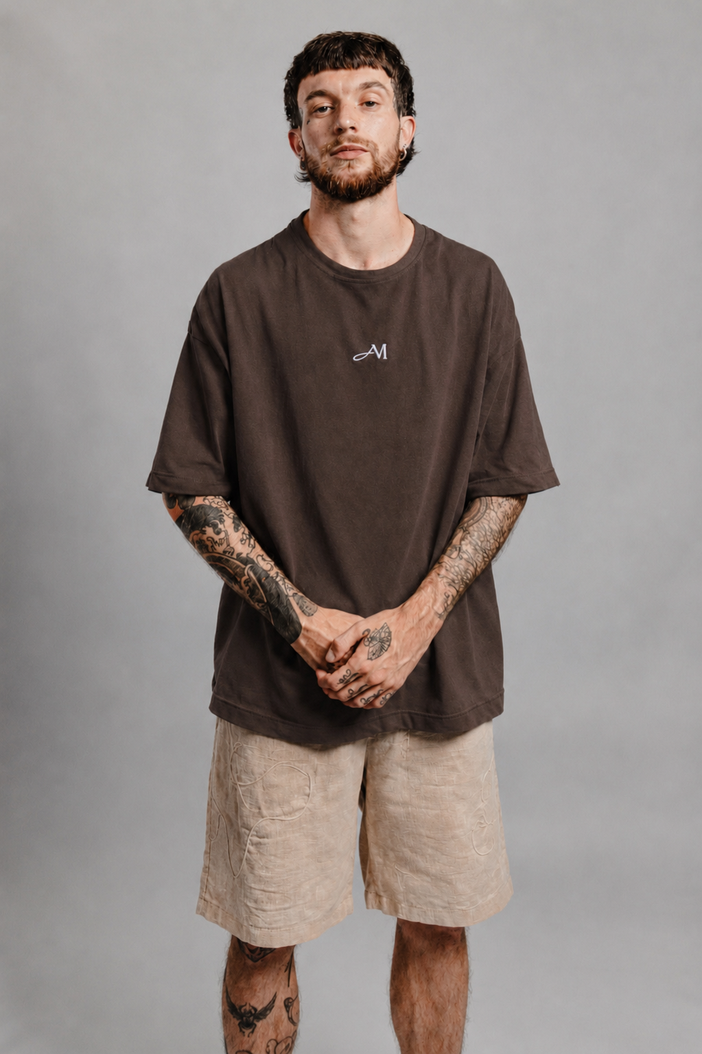 T-SHIRT MARRON