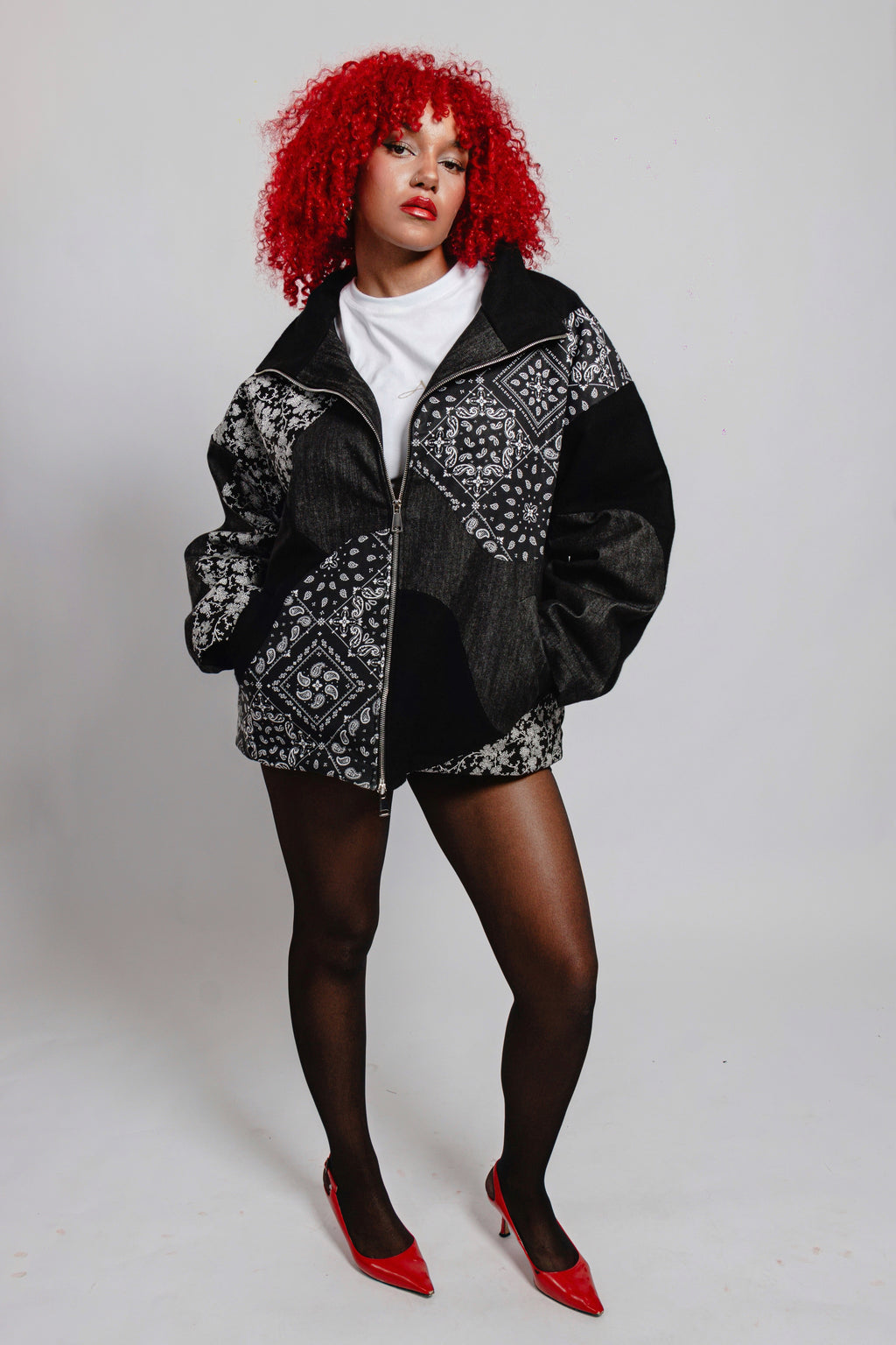 VESTE PATCHWORK