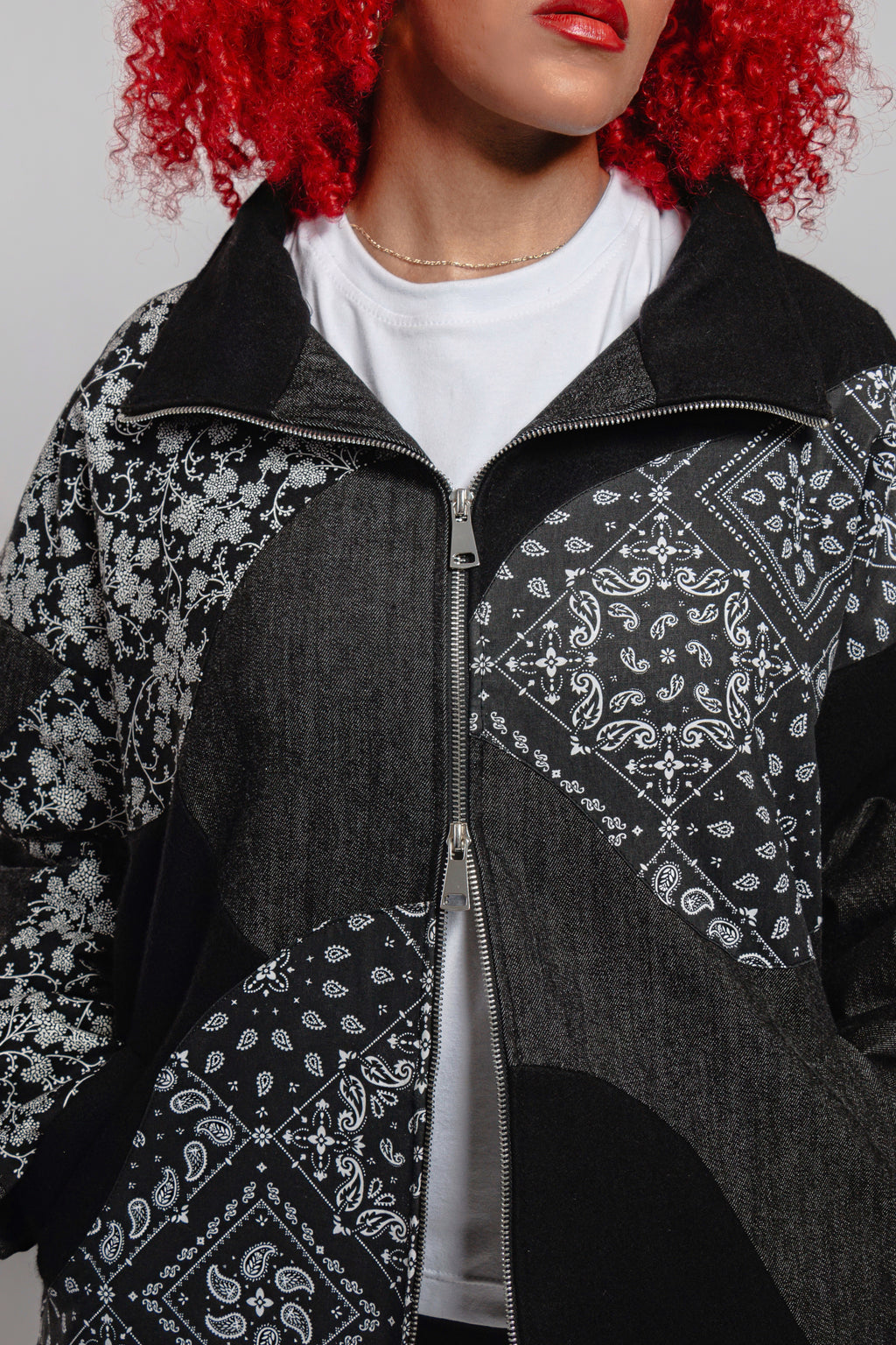 VESTE PATCHWORK