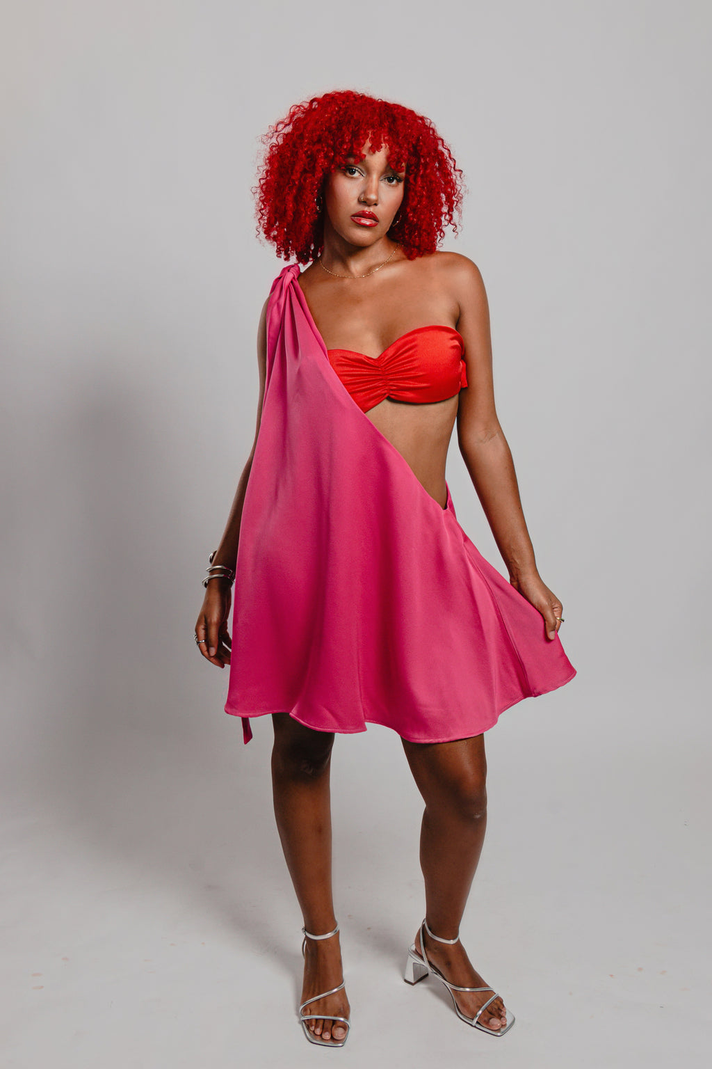 ROBE FUCHSIA