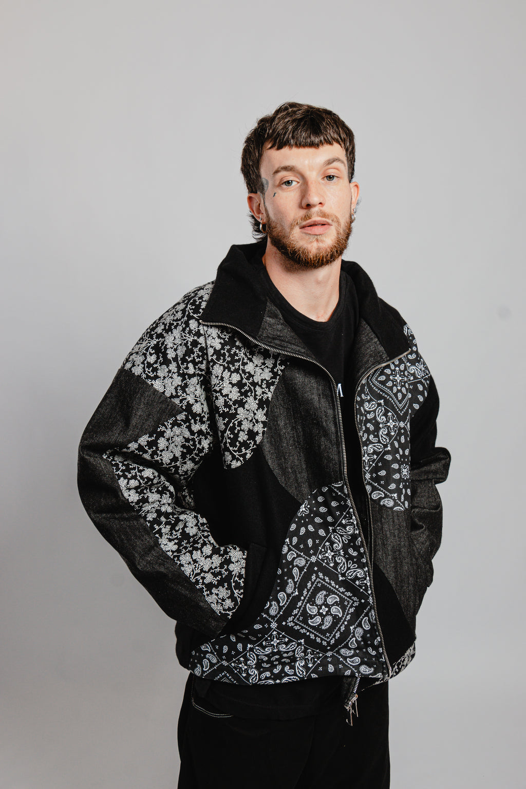 VESTE PATCHWORK