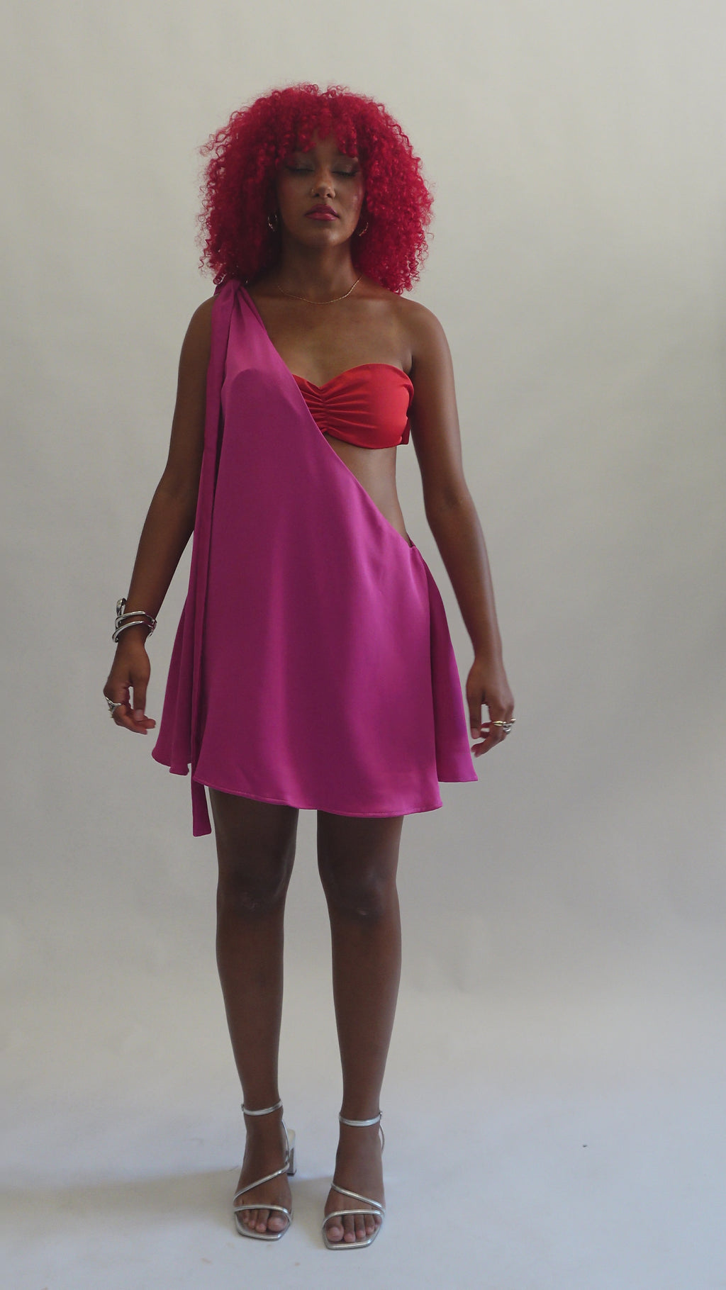 ROBE FUCHSIA