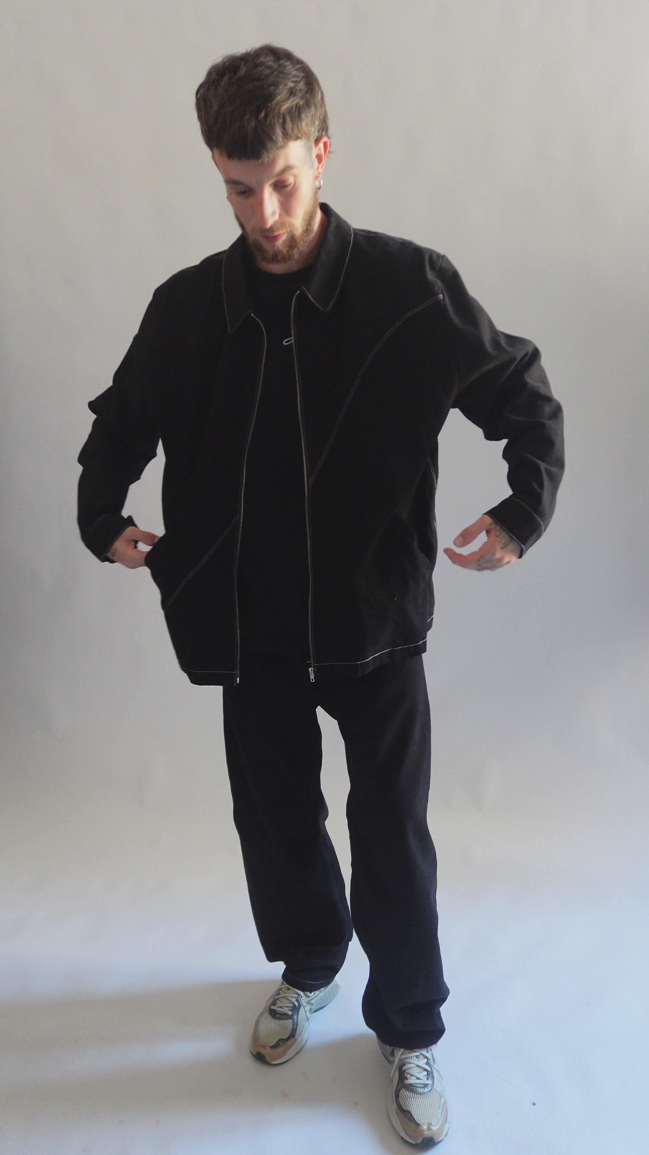 VESTE LONGUE SURPIQURES
