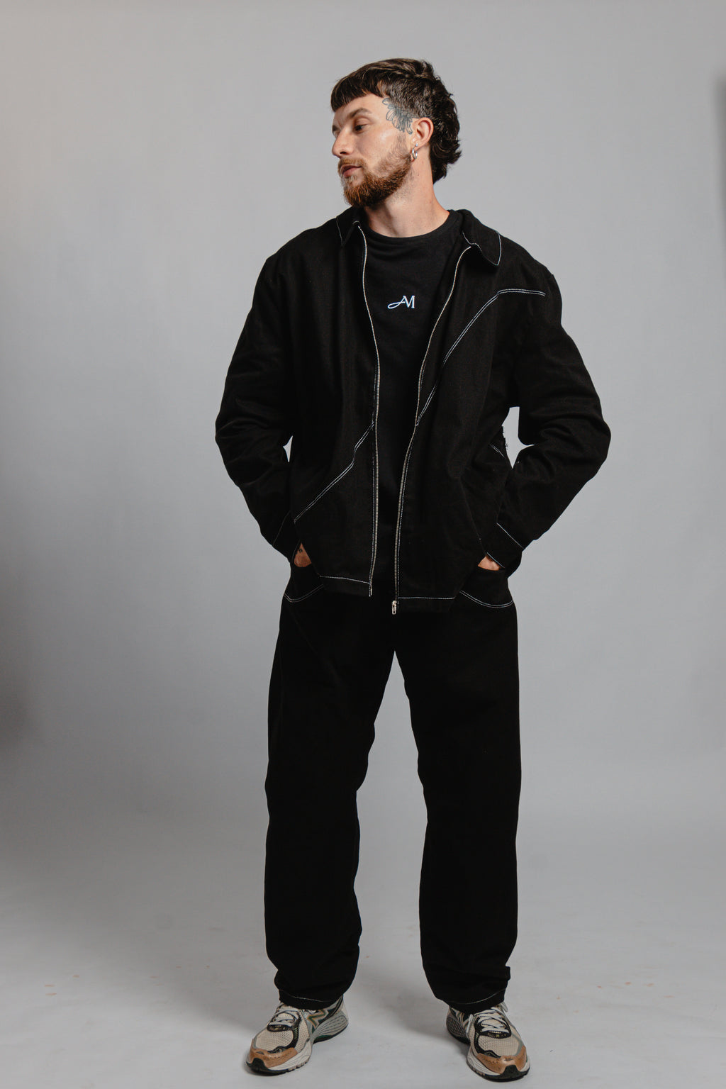 VESTE LONGUE SURPIQURES
